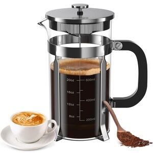 Stainless Steel French Press Coffee Maker